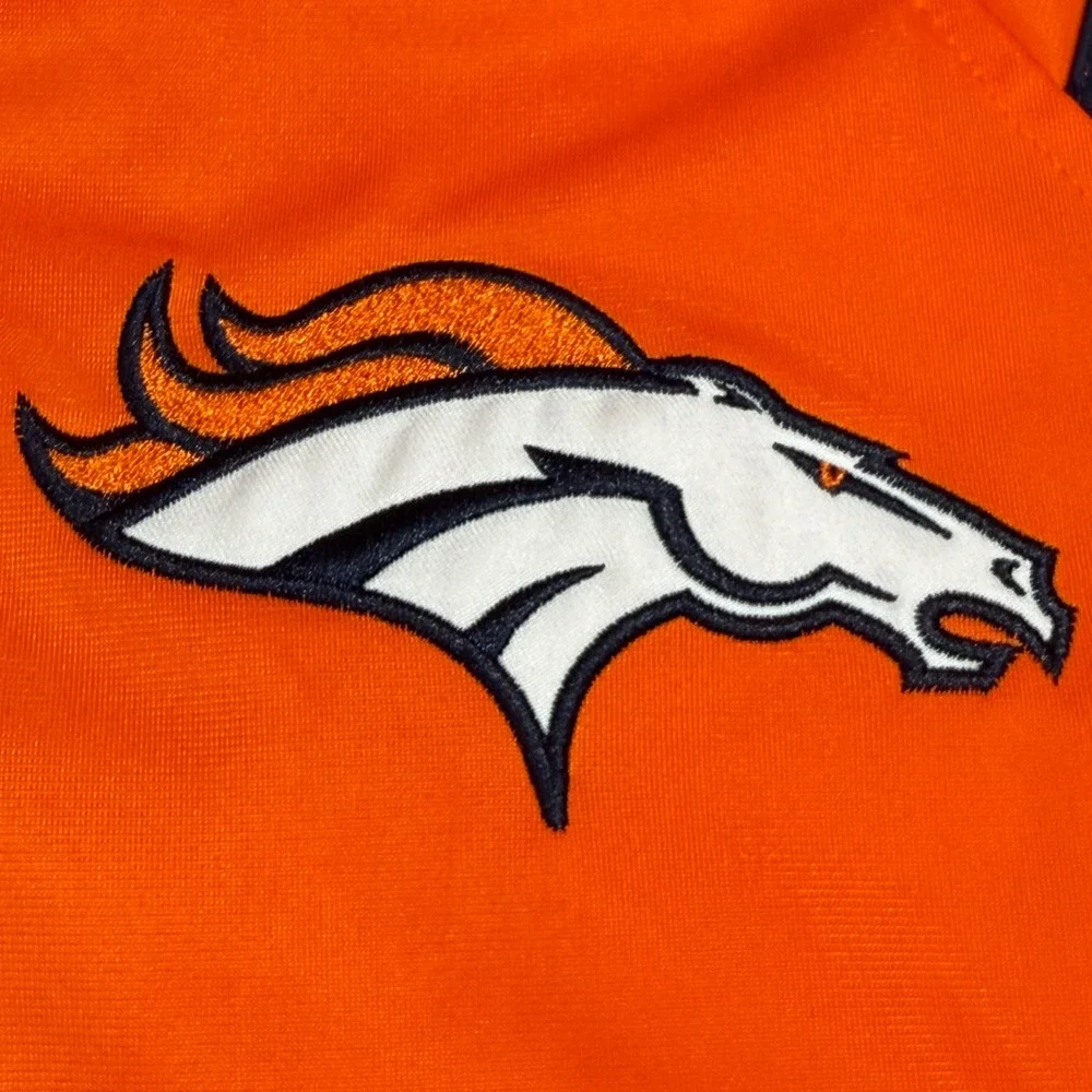 NFL Denver‎ Broncos Track Jacket Mens Medium Orange Full Zip G-III Apparel Gear
